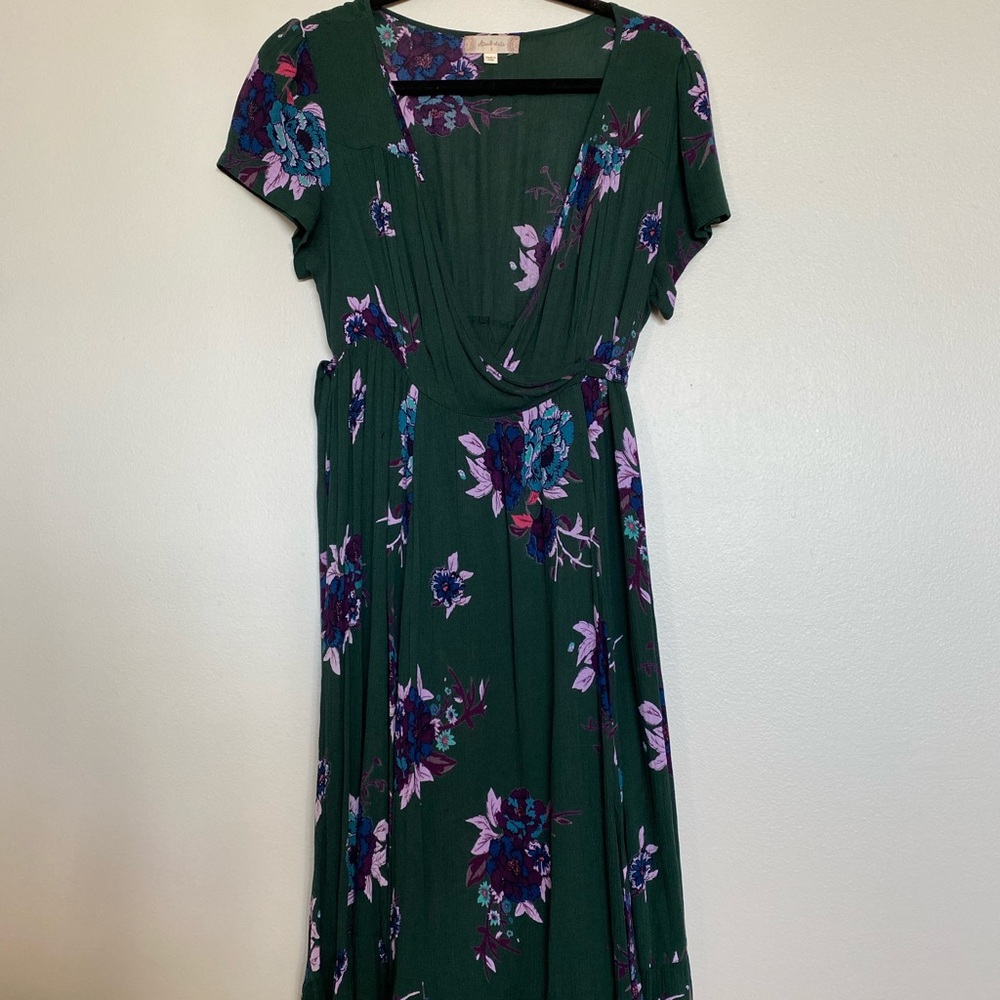 Altar’d State Emerald Green Dress